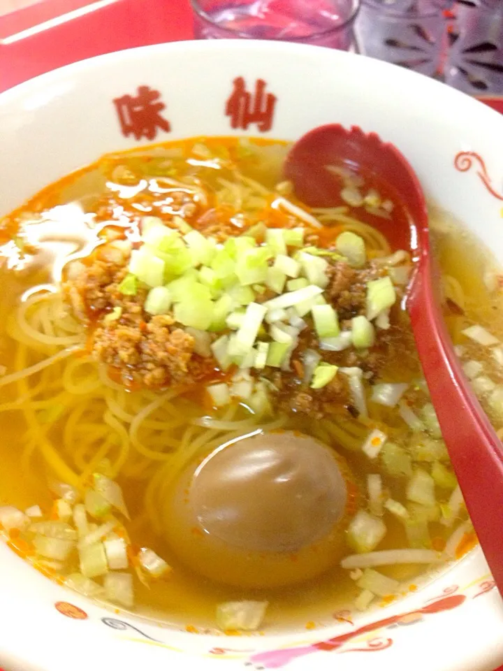 道頓堀 味仙の台湾ラーメン|酩酊親父さん