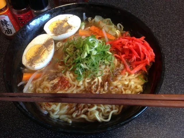 マルちゃん正麺、味噌味！ʕ̡̢̡*ϾεϿ*ʔ̢̡̢✨|サソリさん