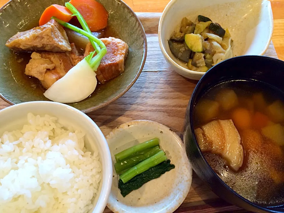 越後もたぶた角煮定食|kobaさん