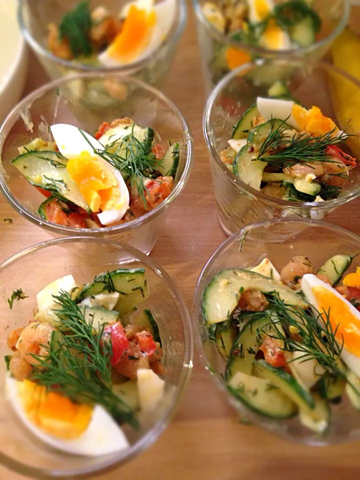 Egg-Shrimp-Salad|Fujiko Toyohashiさん