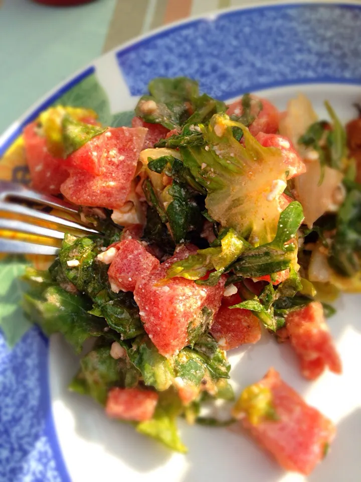 Watermelon-Mint-Salad|Fujiko Toyohashiさん