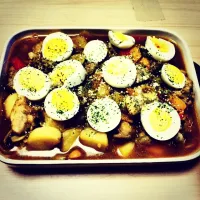 Snapdishの料理写真:Chicken Adobo With Egg And Mushroom|Joma Angelesさん