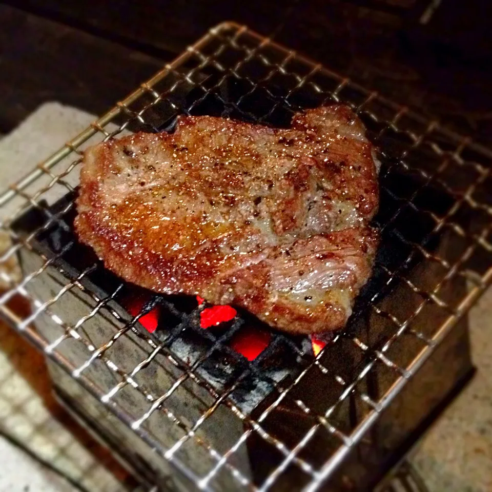 そして牛タンで〆るψ(｀∇´)ψ|ラー山さん