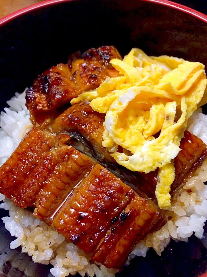 Snapdishの料理写真:今日の晩ご飯‼︎  えっ⁉︎土用の丑の日やったけ今日⁇|ゆうちゃんさん