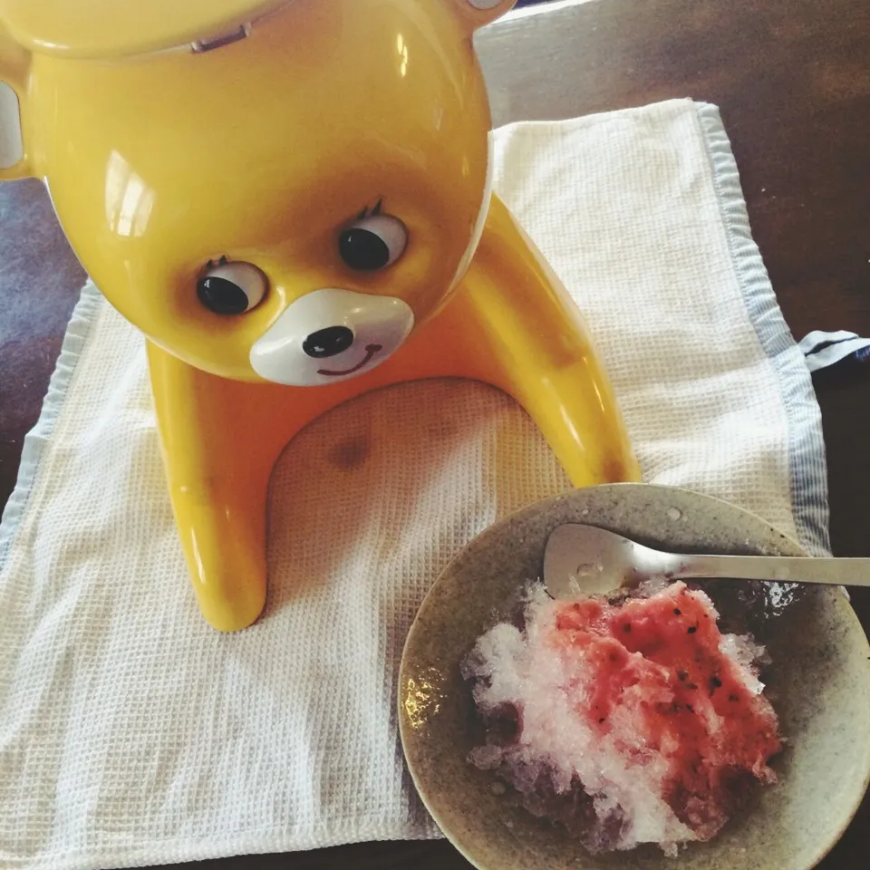 Snapdishの料理写真:かき氷🍧作ったよ♪|kayoさん