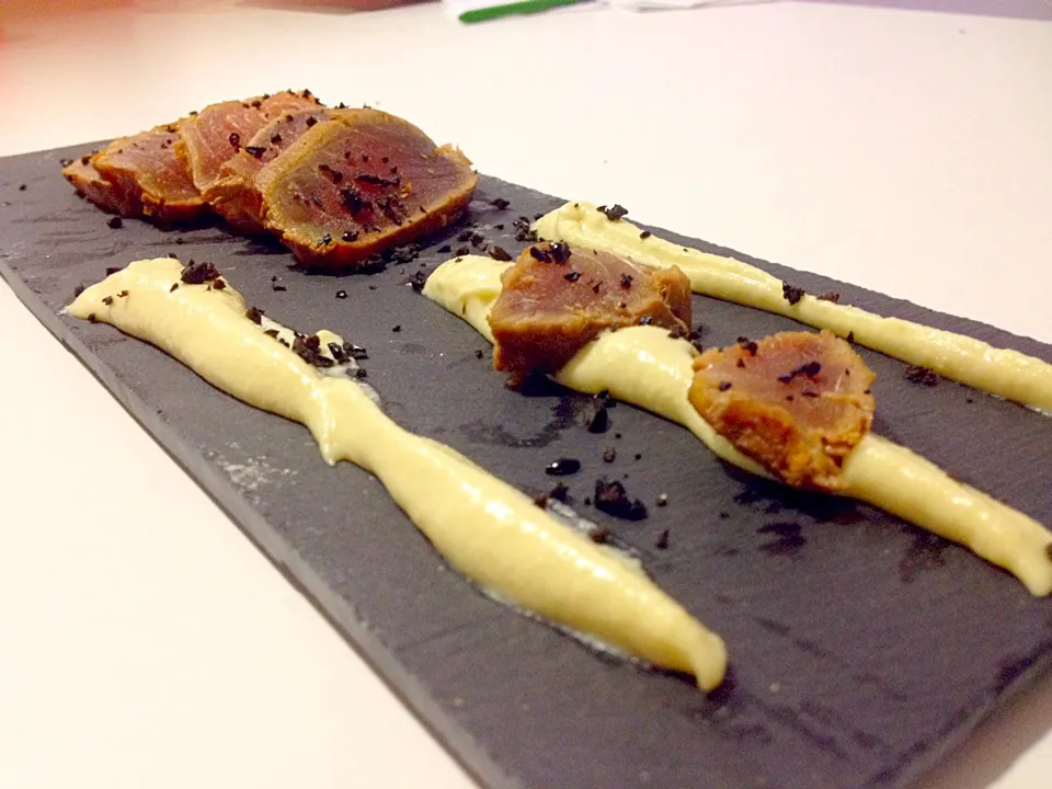 Tataki de atun con ajoblanco|Guillermoさん