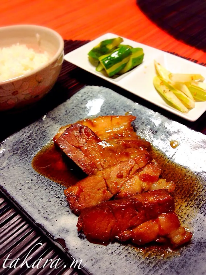 みどりさんの✨ 焼き豚ぁ🐷|チョス ♪さん