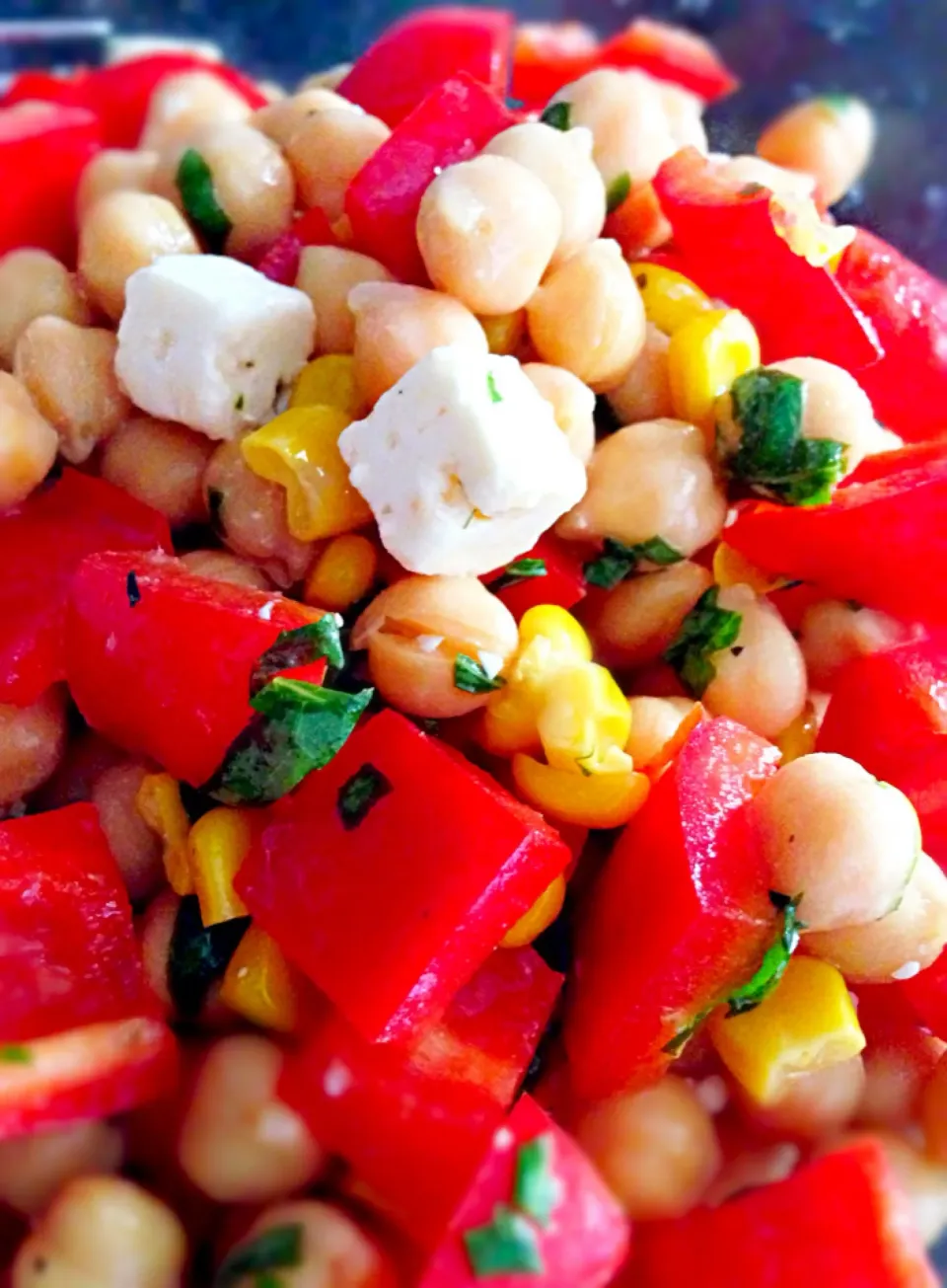 Mediterranean style chickpea salad|coxiella24さん