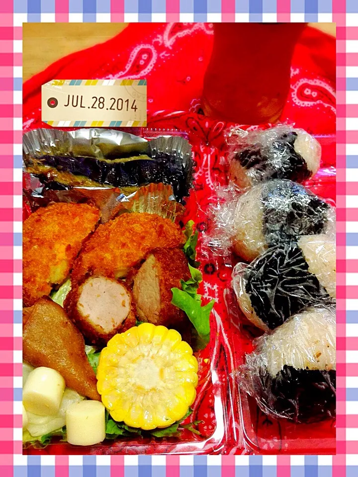 Snapdishの料理写真:中学生弁当🍱|かずきっちんさん