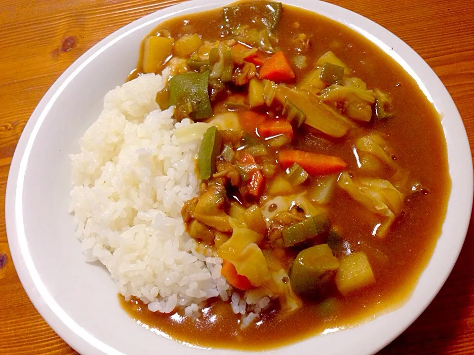 野菜あさりカレー💓|あゆかさん