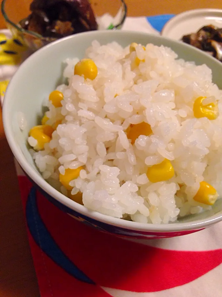 Rice with fresh corn!|mさん