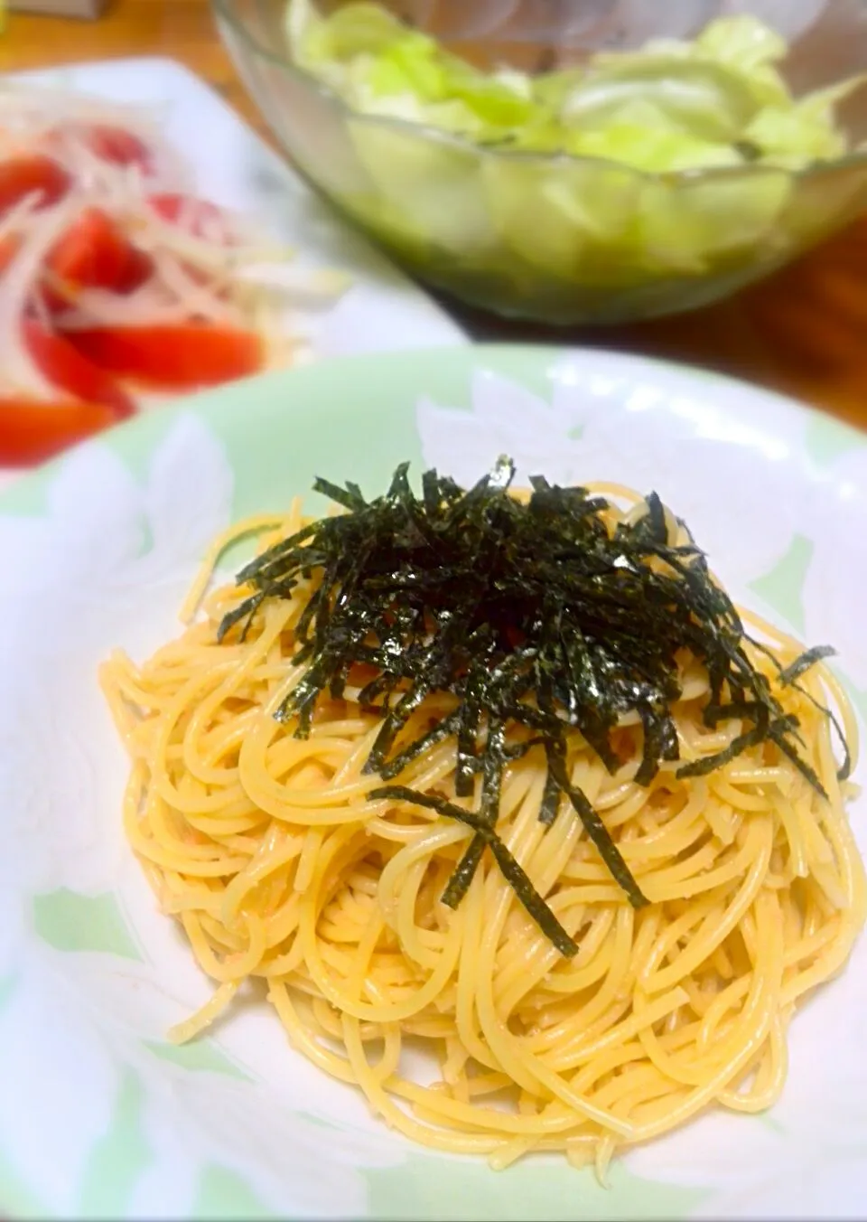 くららさんの我が家の和風たらこスパゲティ⭐|さきさん