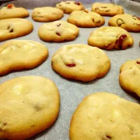 Cranberry white choco cookies|yewwwさん