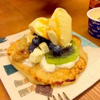 Snapdishの料理写真:パンケーキ作りました|aikoさん