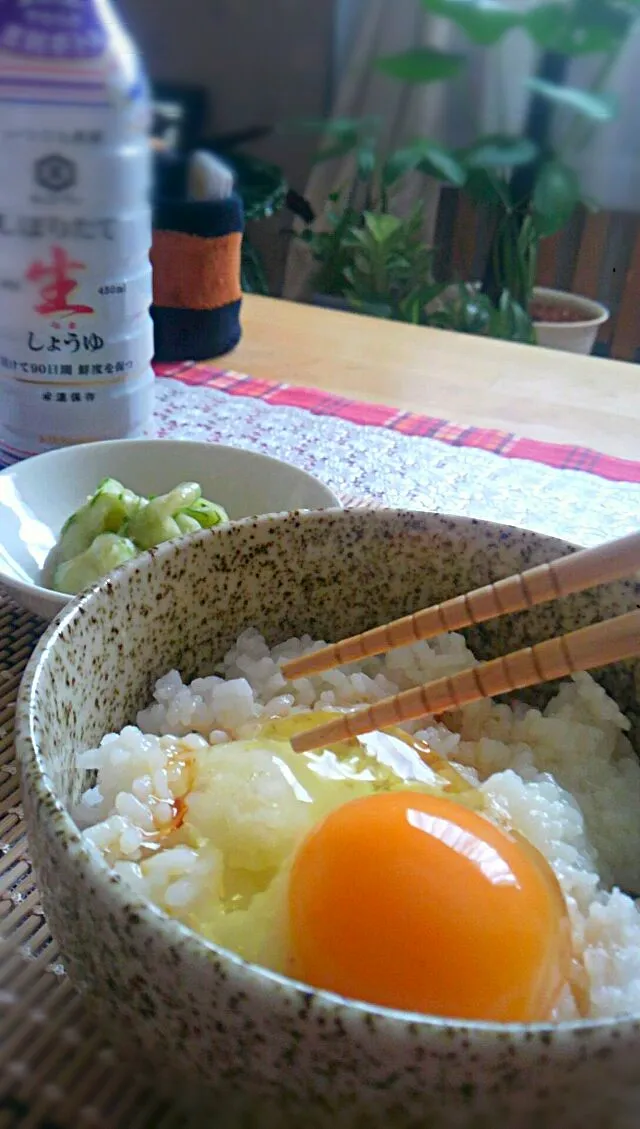 breakfast・・・シンプルに卵かけご飯！|kimikimi󾬍さん