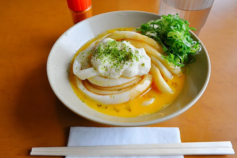 伊勢うどん 玉子とろろ Ise noddles with egg & yam|Craig Colemanさん