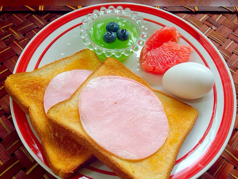 Ham toast🍞ﾊﾑﾄｰｽﾄ😓|🌈Ami🍻さん