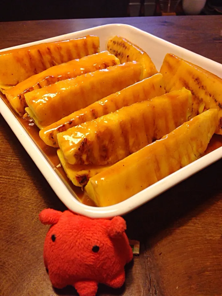 Griddled Pineapple with Spiced Caramel|mendako87さん