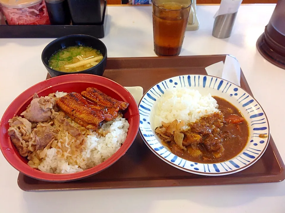 うな牛大盛ミニカレーセット|ダルビッシュTさん