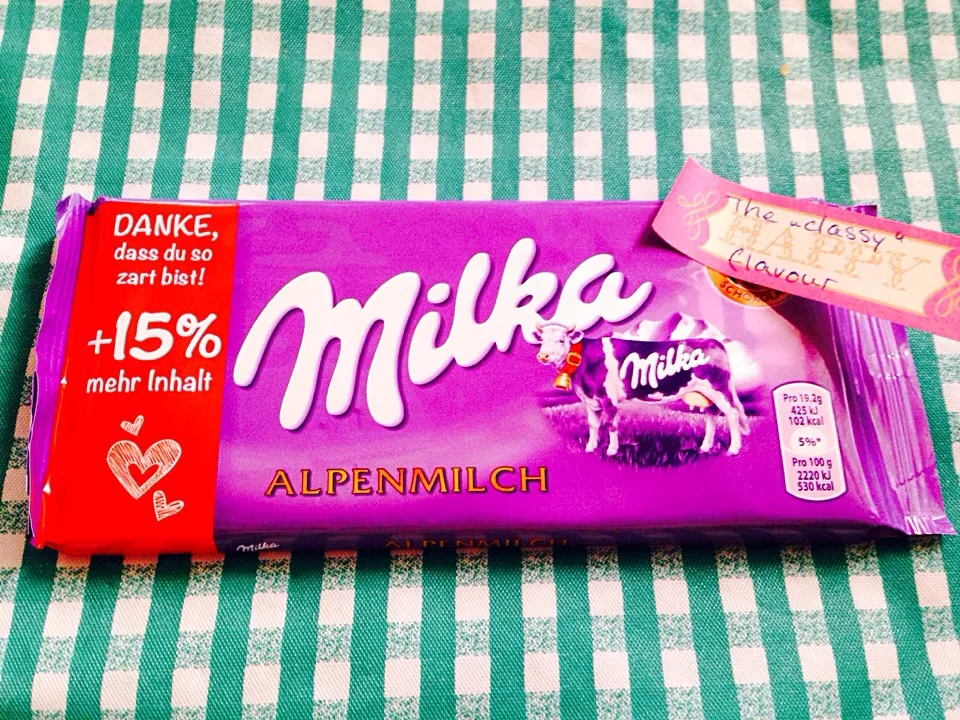 Classy Flavour Milk Chocolate. My Friend Sandra gave me from Germany💖👍😄.Tyvm.|Deana/Akinaさん