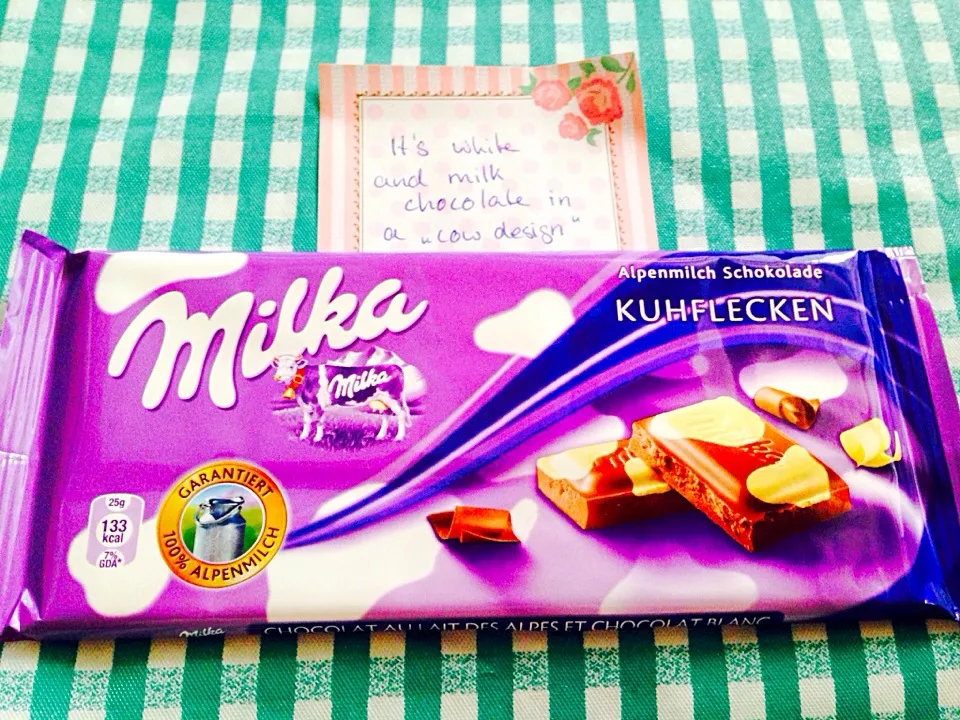 White and Milk Chocolate. Gift from my friend Sandra ... From Germany... Tyvm💖👍😆.|Deana/Akinaさん