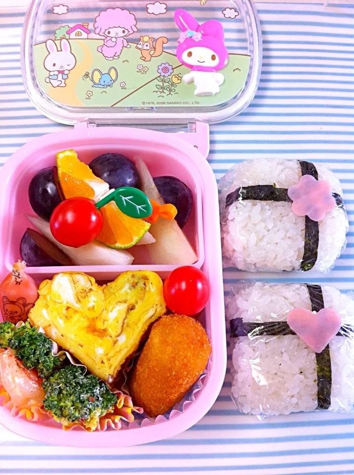 ５歳の娘 遠足お弁当♪|naoちんさん