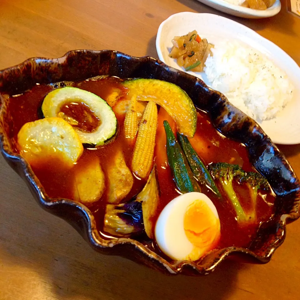 Curry'OHANA チキンベジタブルスープカレー大辛|カウンター嬢さん