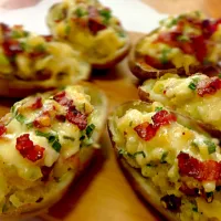 Snapdishの料理写真:Twice baked potatoes