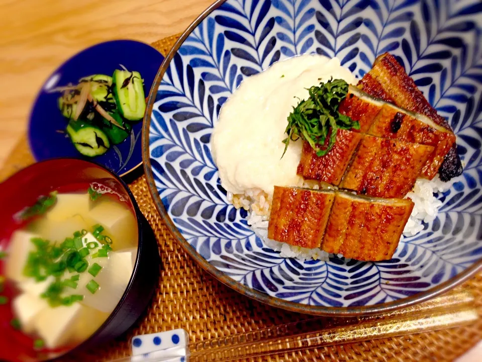 鰻とろ丼＊7/29|ゆきぼぅさん