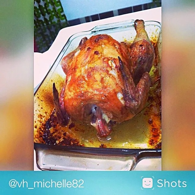 Our dinner for tonight is roasted Chicken.|Michelle Hermoso Venturaさん