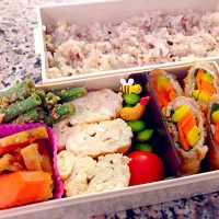 Snapdishの料理写真:今日のお弁当♪|auaさん