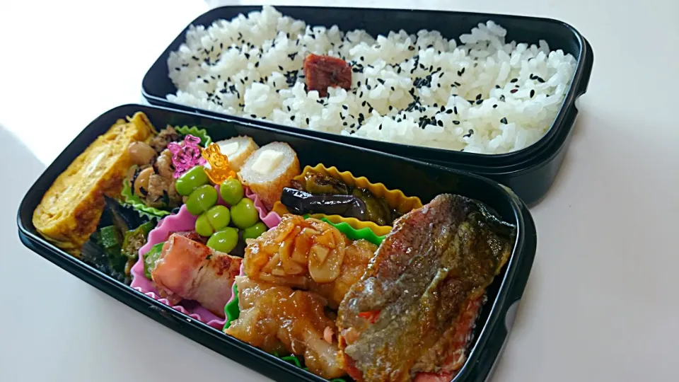 Snapdishの料理写真:2014/07/30のお弁当

 #お弁当/キャラ弁|めぐっぺさん