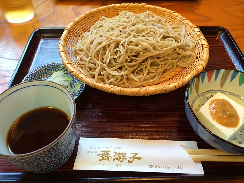 軽井沢『蕎游子』の田舎蕎麦|しおりさん