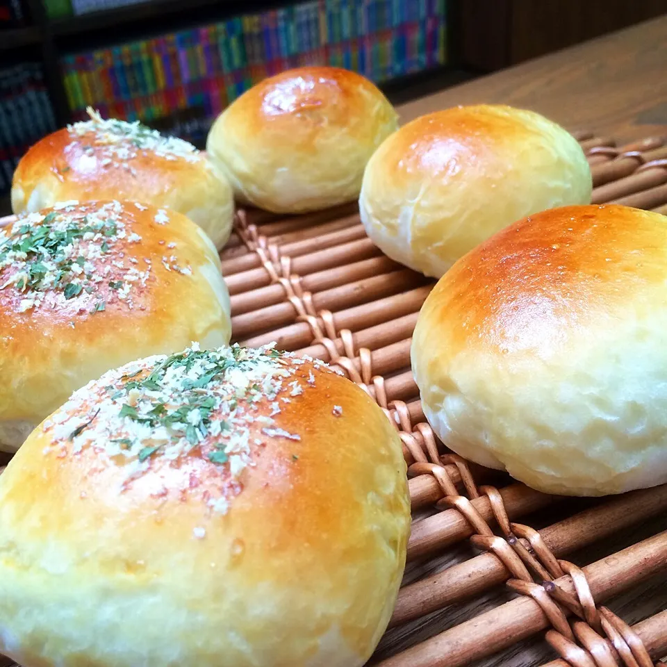 昨日のカリーリメイークʕ-̼͡-ʔやっつけな焼きポテトカリーパンパーンʕ-̼͡-ʔ|七海さん