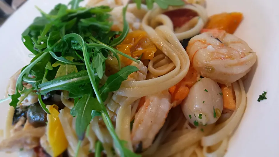 seafood and Chilli pasta|woodfiredさん