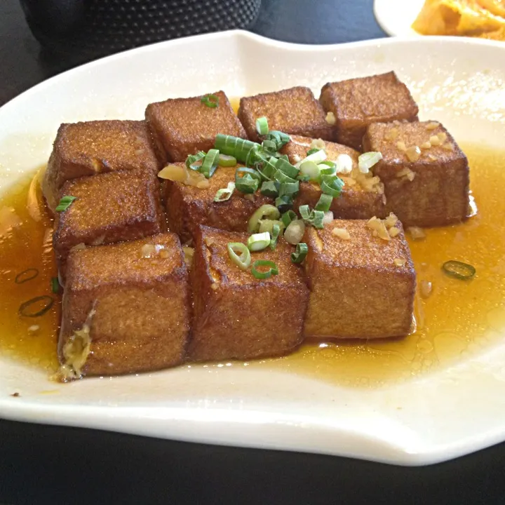 Fried tofu with oyster sauce|Elaineさん