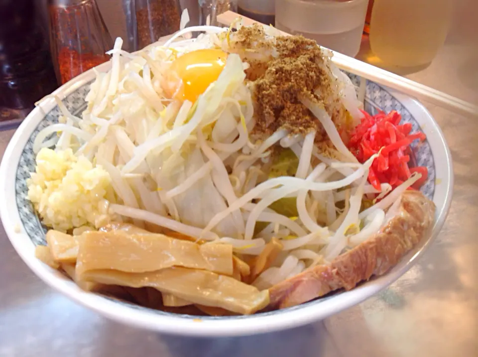 ラーメン大 練馬店で「初の油そば」🍜😋|アライさんさん