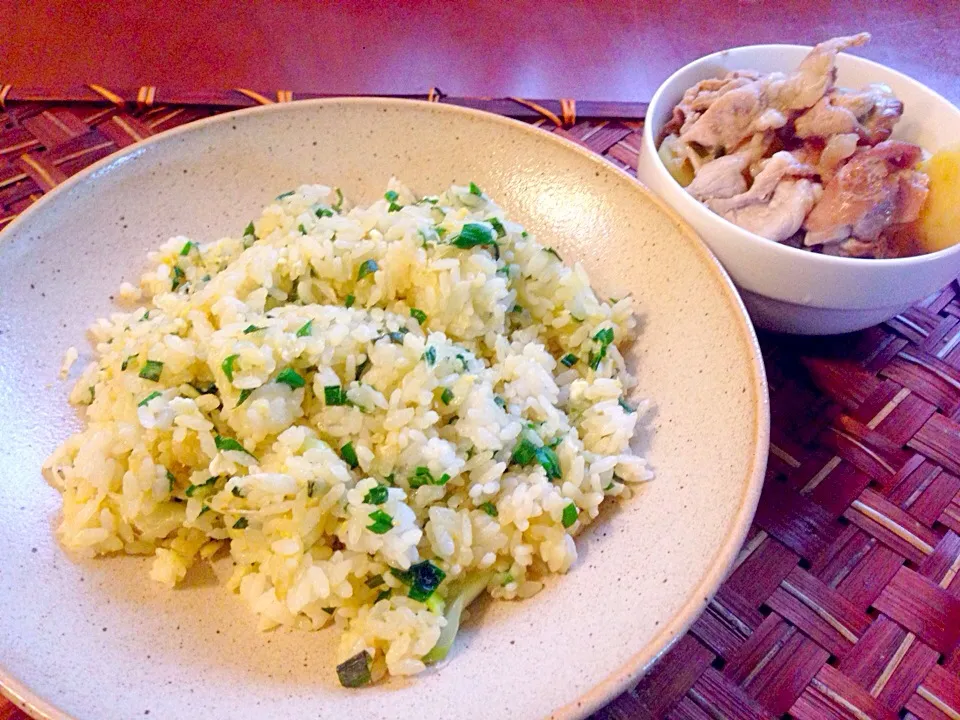 Chinese chive Fried rice🍻韮玉炒飯|🌈Ami🍻さん