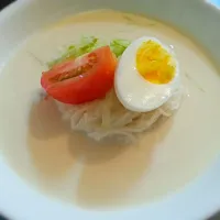 Snapdishの料理写真:Cold bean-soup noodles|양선우さん