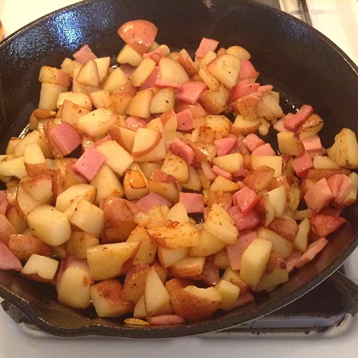 Ham & Onion Hash|melissaz73さん