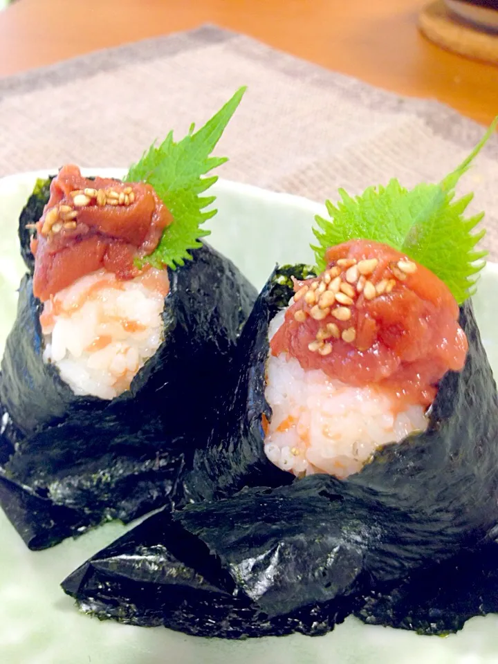 Snapdishの料理写真:夜食🍙食べちゃダメ❗️と思いつつ…😋|デミさん