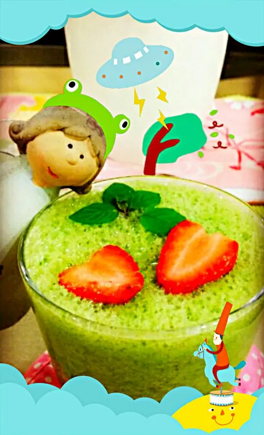 Snapdishの料理写真:Strong Bitter Chill #smoothie|Blusherさん