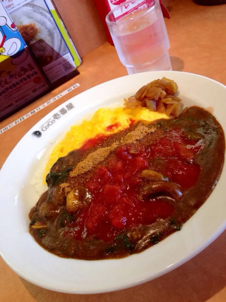 Snapdishの料理写真:✨激辛スクランブルエッグカレー🍛✨|中さんさん