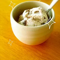 Snapdishの料理写真:ココナッツミルクでクッキーアイスクリーム(*´∇｀*)♪|Mioさん