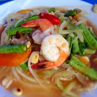 Snapdishの料理写真:ส้มตำทะเล|chingyさん