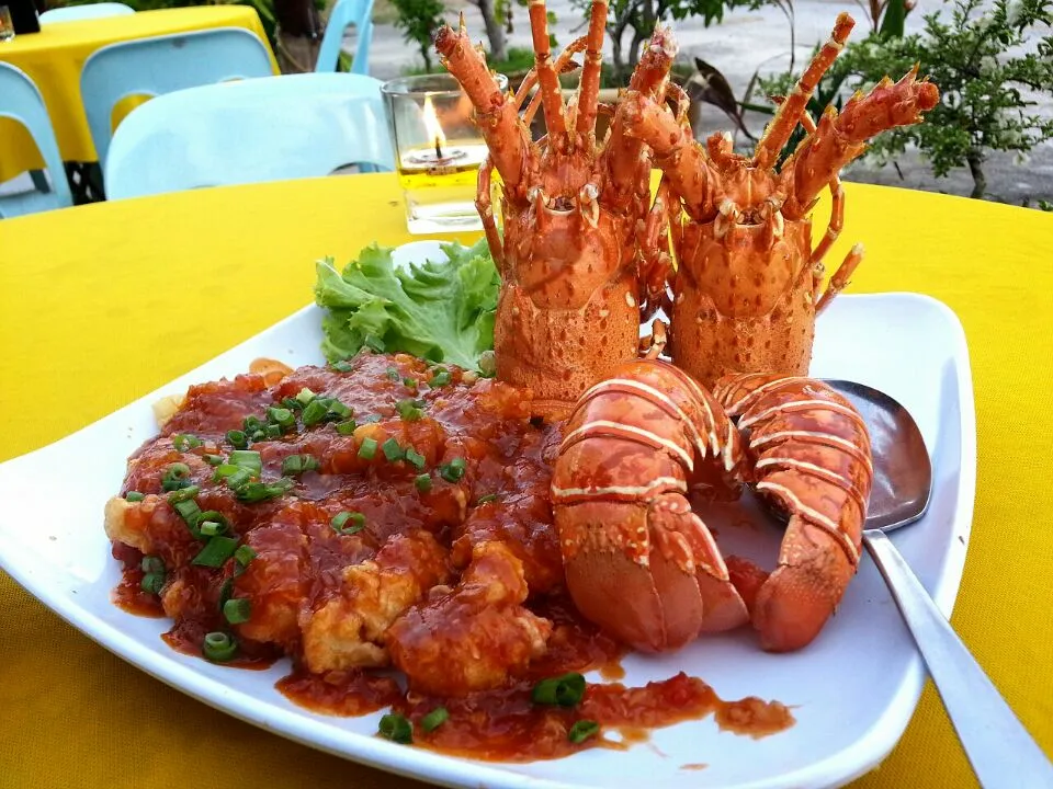 ロブスターでエビチリ@ランカウイ　Shrimp with Chili Sauce @ Langkawi|BUBUさん