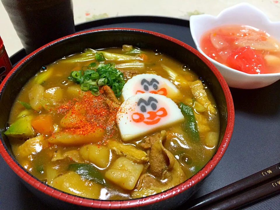 カレーの次の日はカレーうどん🎵|makoさん