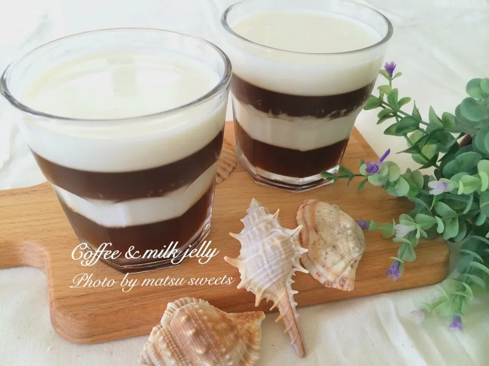 Coffee & Milk jelly|Matsu sweetsさん