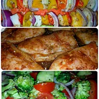 prep. chicken, veggies, broccoli salad|♡ Becks ♡さん