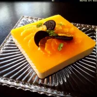 オレオレ✳︎レアチーズケーキ  …水切りヨーグルトで♬